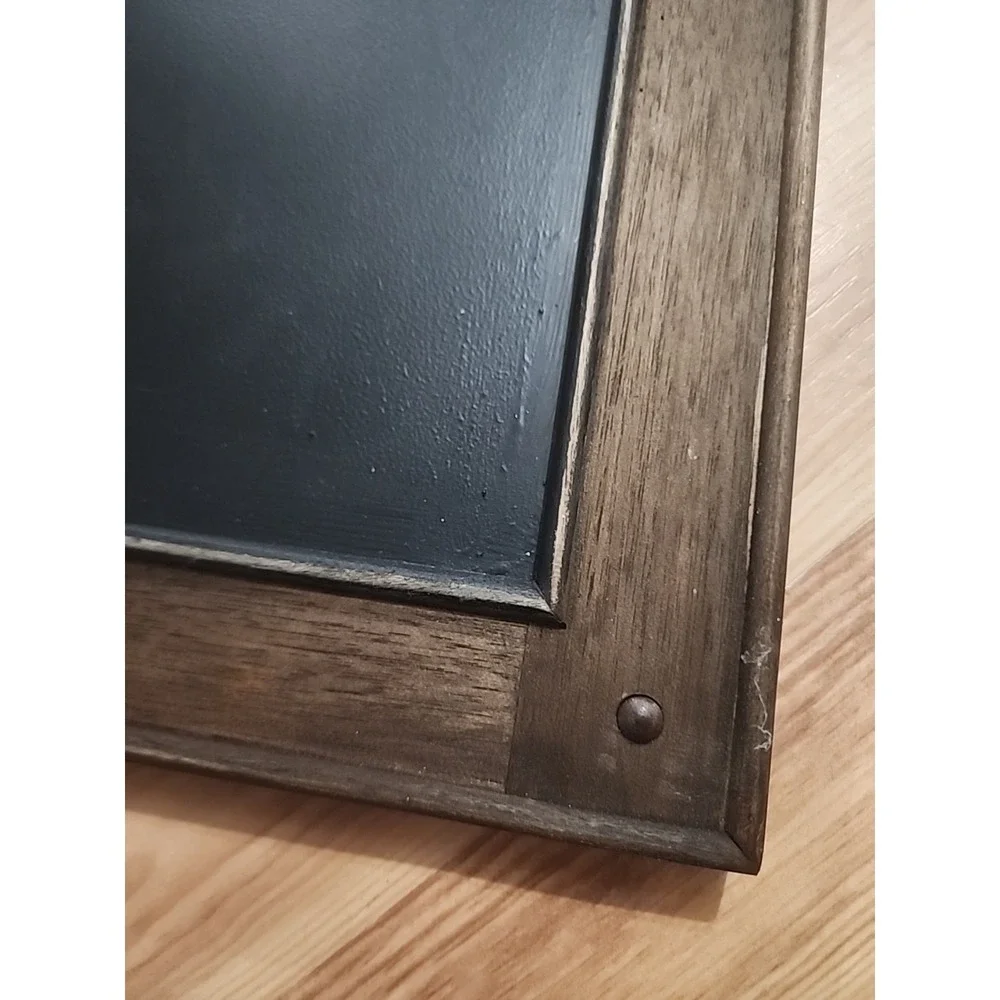 Handmade Painted Chalkboard rustic Wood Frame Farmhouse tiny ✋️holds chalk